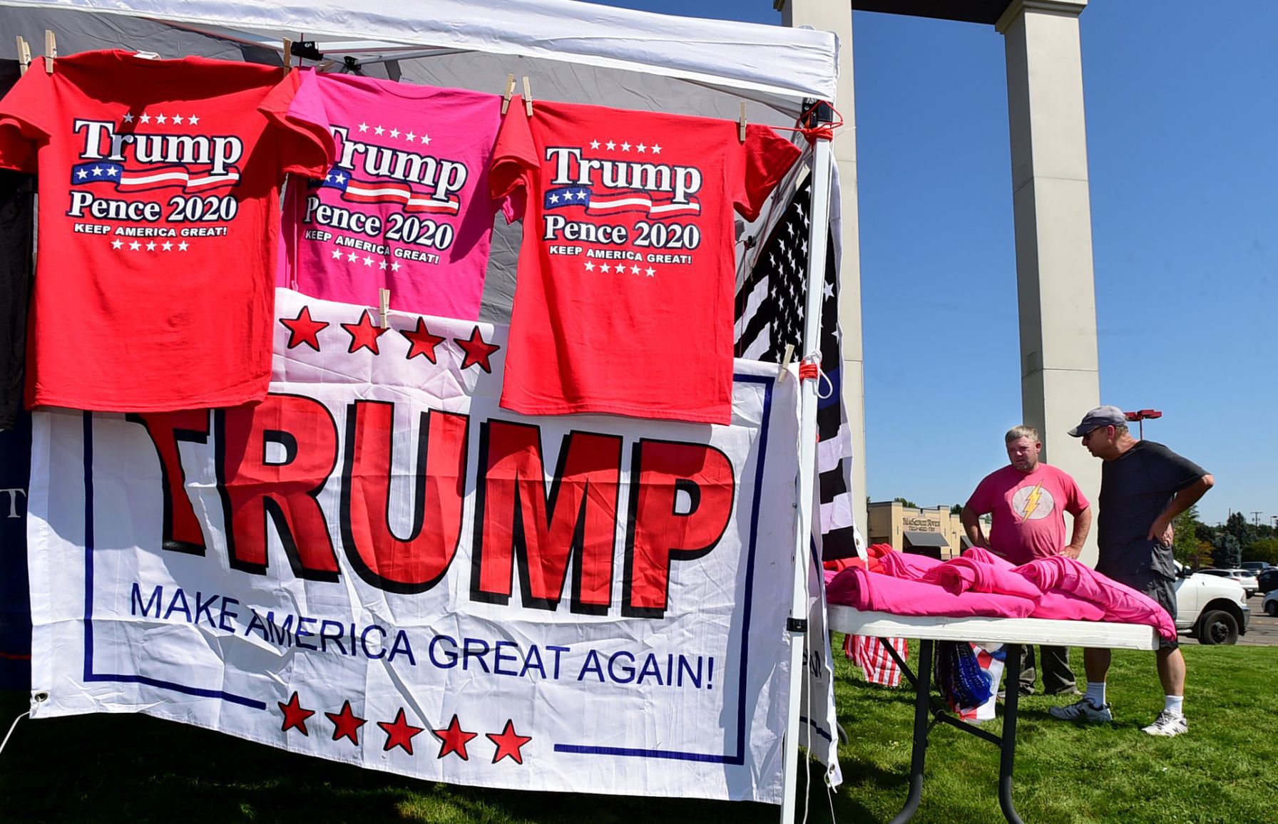 Phil Colwell sells President Trump memorabilia